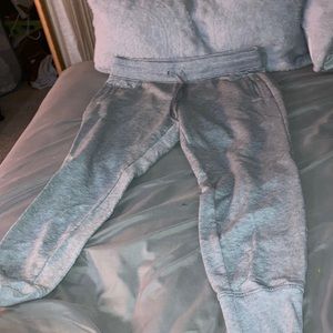 Gray joggers